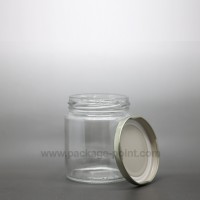 190 ml Glass Jar with golden metal cap